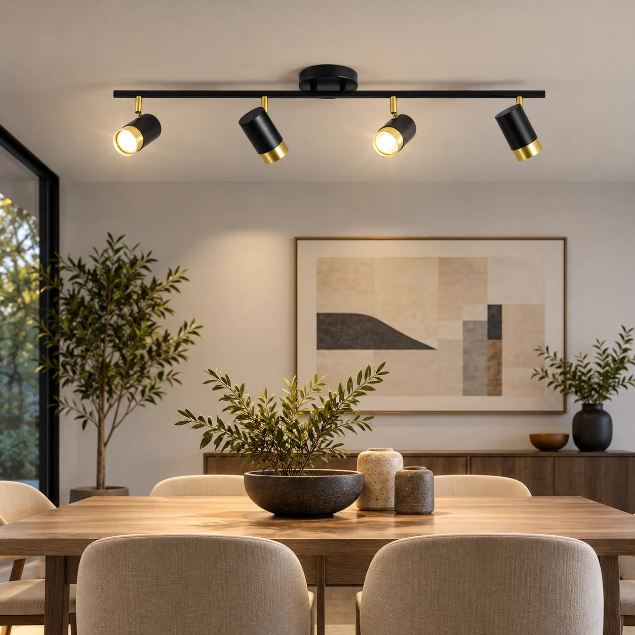 plafonnier à spots Led